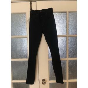 citizens of humanity high rise black jeans